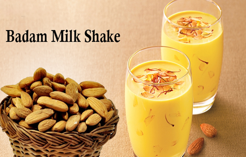 badam milk shakes
